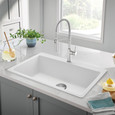 Blanco LIV443SIKSS Liven SILGRANIT Super Single Dual Mount Kitchen Sink
