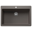Blanco LIV443SIKSS Liven SILGRANIT Super Single Dual Mount Kitchen Sink