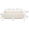 Blanco VIN5265SIK Vintera SILGRANIT Single Bowl Apron-Front Farmhouse Sink