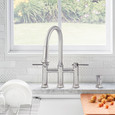 Blanco EMP442FPDS Empressa Pull-Down Dual-Spray Bridge Faucet
