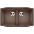 Blanco PER4400SIKD50 Performa SILGRANIT 50/50 Double Bowl Undermount Kitchen Sink