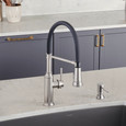 Blanco EMP442FSP Empressa Semi-Pro Pull-Down Dual-Spray Kitchen Faucet