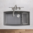 Blanco PER4400SIKS Performa Cascade SILGRANIT Single Bowl Undermount Kitchen Sink with Colander
