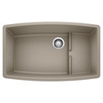 Blanco PER4400SIKS Performa Cascade SILGRANIT Single Bowl Undermount Kitchen Sink with Colander