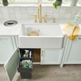 Blanco IKO402SIKS Ikon SILGRANIT Single Bowl Apron-Front Farmhouse Sink