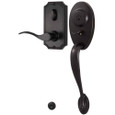 Weslock 1445 Dummy Lexington Handleset with Bordeau Lever - Oil Rubbed Bronze, Right Hand