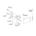 Adams Rite 4591 Deadlatch Paddle for MS+1890 and 2190 Deadlocks