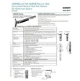 Sargent AD8400 Series - (AD8440) Exit Only/Dummy (Lever rotates) Function Narrow Stile Concealed Vertical Rod