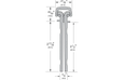 Pemko X25M Series Heavy-Duty Continuous Geared Hinge for 2-1/2"; Doors with Electrical Modifications