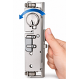 Adams Rite 4900 Series Heavy Duty Deadlatch with Key-Controlled Bolt Hold-Back