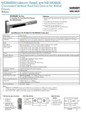 Sargent MD8600 Series - (MD8640) Dummy Function With Freewheeling Trim Concealed Vertical Rod Exit Bar