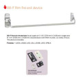 Von Duprin 88F Series - Fire Rated 4 Ft Wide Stile Crossbar Rim Exit Device, Less Dogging