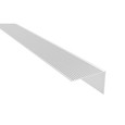 Pemko 3261 Series L-Shaped Aluminum Sill Nosing 2-1/4" x 1-1/2" in Mill Finish Aluminum