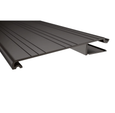Pemko EXT3 Aluminum Threshold Sill Extender, 3-inch width, Dark Bronze Anodized Aluminum finish, angled view