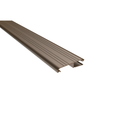 Pemko EXT2 Aluminum Threshold Sill Extender, 2-inch width, Dark Bronze Anodized Aluminum finish, angled view