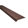 Pemko 157 Series Fire-Rated Offset Saddle Threshold 5-1/2" x 3/4" Dark Bronze Anodized Aluminum