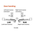 Von Duprin 22F-3FT Fire Rated Rim Exit Device 36" Wide Stile Pushpad, Less Dogging