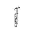 Trimco 3915 Manual Flushbolt 1-1/4" x 6-3/4" x 11/16" throw 12" Rod Standard Metal Door