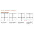 Von Duprin 2227F-4FT Fire Rated 4 ft Wide Stile Surface Vertical Rod Exit Device, Less Dogging