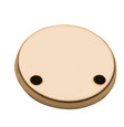 Schlage Commercial 12-626 Blank Inside Rose B661 in 612 Satin Bronze finish, front view showing two mounting holes