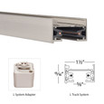 WAC Lighting L Track Floating Canopy Connector Track Component
