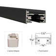 WAC Lighting L Track Floating Canopy Connector Track Component
