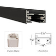 WAC Lighting L Track Single Circuit 120V Track Component