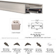 WAC Lighting J Track Single Circuit 120V Track Component
