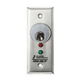Alarm Controls  MCK-3 Series - Mortise Cylinder Single Gang Station 1.75" Wide  With Red and Green LEDs