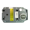 Dormakaba Kaba Mas CDX-10 High Security GSA Approved Door Lock, rear view showing lock body, Kaba dial, and serial number label