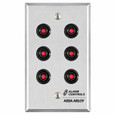 Alarm Controls RP Series - Push Button Remote Plates - RP44, RP4, RP46, RP47, RP48 With Indicating Shunt Switch