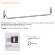 Von Duprin 55 Series - 3 ft Narrow Stile Crossbar Rim Exit Device