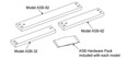 Securitron ASB-680 Aluminum Spacer Bracket