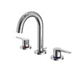TOTO LB Series Two Handle Widespread 1.2 GPM Bathroom Sink Faucet with Drain Assembly, Polished Chrome - TLS01201U#CP