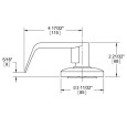 Hager 3510 Grade 2 Passage Cylindrical Lock with Multiple Backset Options