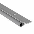 NGP 160SA Perimeter Seal, Silicone, Satin Aluminum Clear Anodized Finish