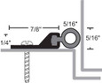NGP 160SDKB Perimeter Seal, Silicone, Dark Bronze Finish