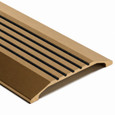 NGP 315BR Architectural Bronze Half Saddle Threshold, 1/4" x 3"