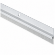 NGP 603A Nylon Brush Seal with Fast Acting 2-Way Tape - 48" x 84" Satin Aluminum Clear Anodized