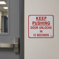 RCI BC3MW Building Code Access Instructions Sign - White Mylar 14" x 12"