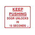 RCI BC3MW Building Code Sign, Printed on White Mylar
