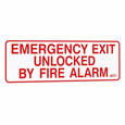 RCI BC2M Building Code Access Instructions Sign - Clear Mylar 13" x 4"