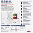 RCI DKPS-6A Power Supply with 8 Outputs 12/24VDC at 6A and Electronic Over-Current Protection