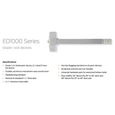 Dexter ED1000 Series Grade 1 Surface Vertical Rod Exit Devices