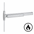 Von Duprin 3547AF-4ft Fire Rated Concealed Vertical Rod Exit Device, Narrow Stile Smooth Case Less Dogging