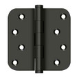 Deltana Deltana DSB4R5-RZ 4" x 4" x 5/8" Radius Hinges, Zig-Zag (Pair) DEL-DSB4R5-RZ