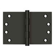 Deltana Deltana DSB4060 4" x 6" Square Corner Hinges (Pair) DEL-DSB4060