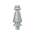 Deltana DSPUT Solid Brass Finial - Ornate Tip