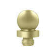 Deltana DSBTL Solid Brass Finial - Ball Tip for 6" x 6" Hinges
