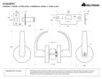 Deltana Deltana CL604EVC Commercial Storeroom Standard Grade 2, Curved Lever with Cylinder DEL-CL604EVC Deltana Deltana CL604EVC Commercial Storeroom Standard Grade 2, Curved Lever with Cylinder DEL-CL604EVC